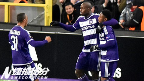 比甲争四战：安德莱赫特补时连入两球3-1逆转根特