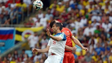 比利时1-0日本：卢卡库里程碑头槌书写队史新篇章